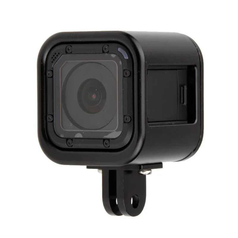 Защитный чехол из алюминиевого сплава для GoPro Hero 4/5 Session Go Pro, аксессуары для спортивной экшн-камеры черного цвета