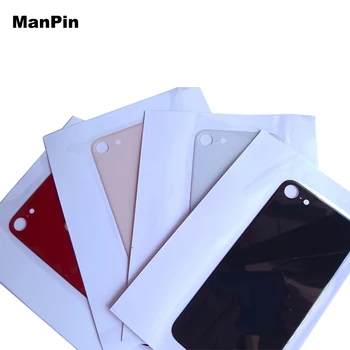 

New Back Glass for iPhone 8 8Plus LCD Touch Screen Battery Cover with Big Hole Repair Replace Parts Mobile Phone Components