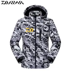DAIWA dawa, рыболовство одежда осень-зима Утепленная одежда Водонепроницаемый куртка на открытом воздухе утолщаются дышащее пальто ветровка