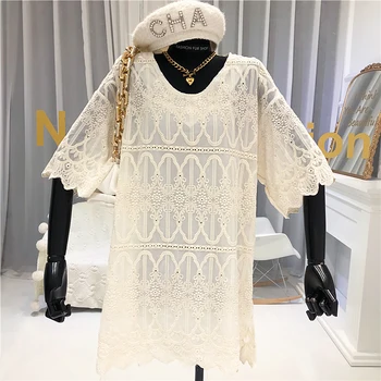 

Straight Vintage Embroidery Mini Dress V-Neck Stylish Women Clothes Dress In The National Style New Arrival for Women