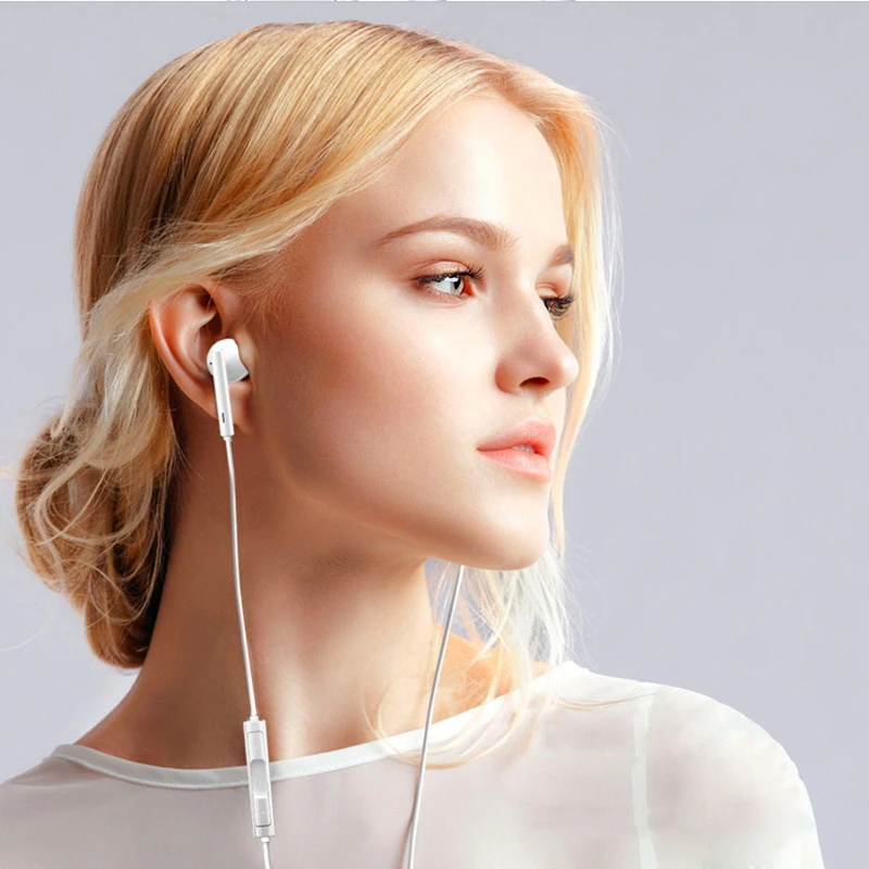 Huawei Earphone USB Type C In Ear Wired Mic Volume Control Headset for Huawei Mate 20 Pro Mate 30 Pro P30 Por P40 Pro