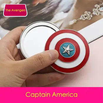 

Mini Super Hero Captain of America Portable Mirror Gift Meaning The Shield Movie