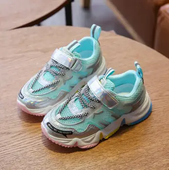 

Children shoes Girls sneakers spring rainbow shoes students breathable kids sport shoes for girls non-slip sneakers shoes girl