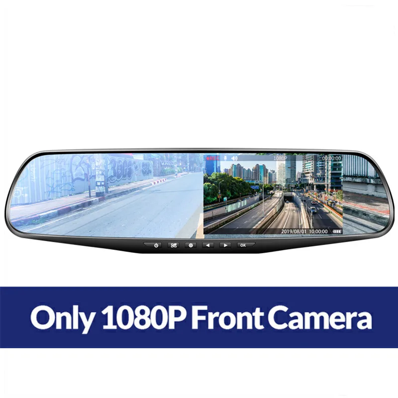 digital rear view mirror Driving Recorder Front and Rear Cameras 4.3 Inch Night Vision Driving Recorder DVR HD 1080P Rear Camera Dual Lens Video Recorder full hd car dvr 1080p DVR/Dash Cameras