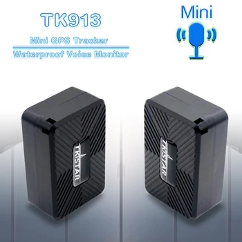 

Super Mini GPS Car Tracker TK913 GPS Tracking Device GPS+LBS Dual Positioning Ways History Route Playback Tracking for Free APP