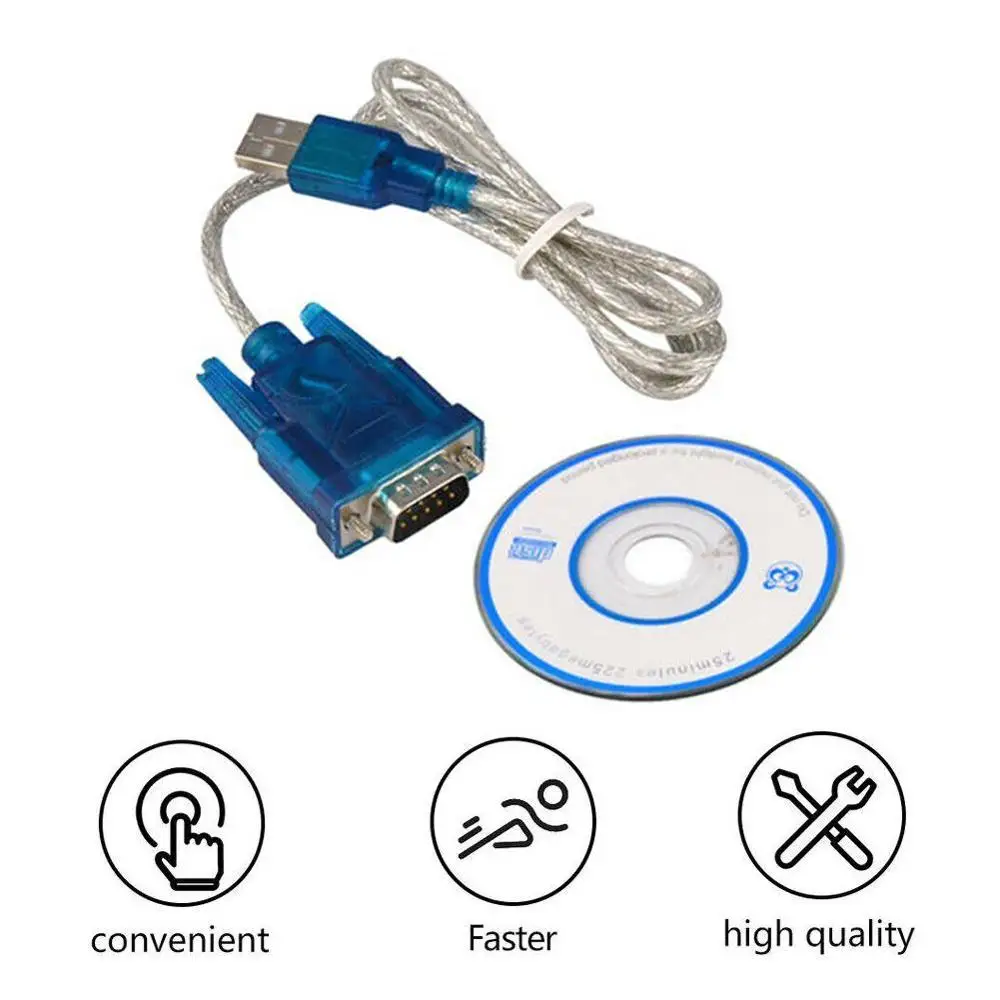 USB 2 0 для последовательного RS-232 кабель печати 9 Pin адаптер конвертер Чипсет