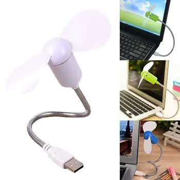 

Flexible Portable USB Fan High Quality Mini USB Fan Office For Laptop Computer Cooling PC Fan Gadgets Desktop A5C3