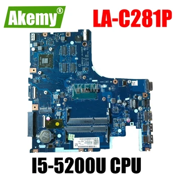 

LA-C281P Laptop motherboard For Lenovo Ideapad Z51-70 original mainboard I5-5200U R7-Video