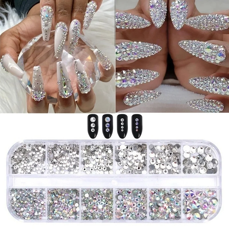 

Manicure 12 Square Box Diamond Jewelry