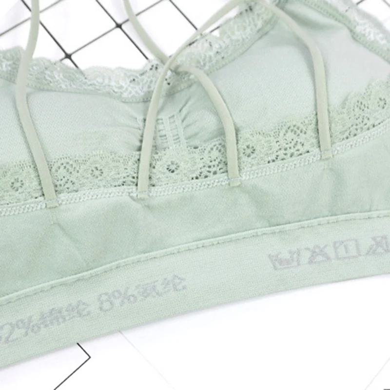 Сексуальное женское нижнее белье, бесшовный кружевной облегающий топ на бретельках x
