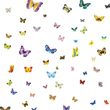 Поставка AY1045 50 Бабочка Спальня Гостиная Украшение дома наклейки на стену в форме сердца производители в настоящее время доступны Прямая