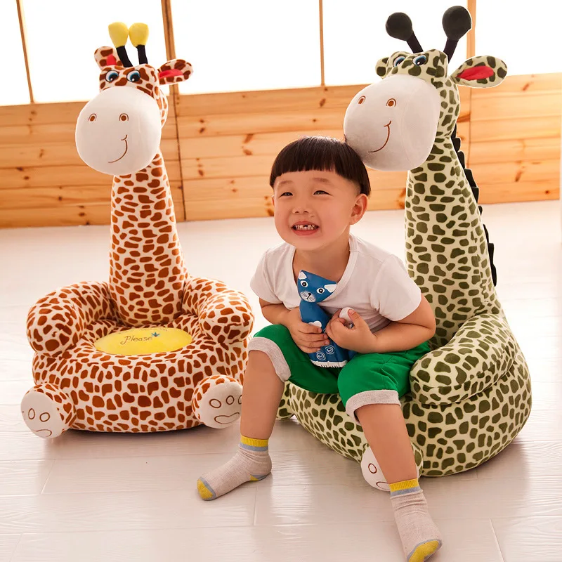 

Kids' Sofa New Style Cartoon Plush Toys Children Lazy Giraffe Large Gift
