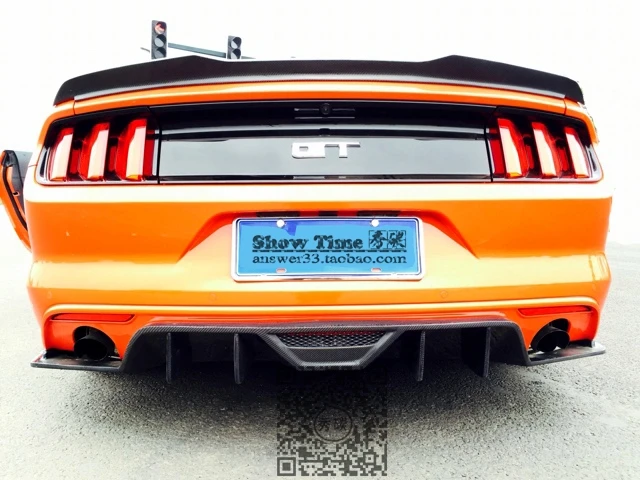 Подходит для FORD MUSTANG 2,3 T модифицированный Карбон волокно заднего крыла спойлер крыло