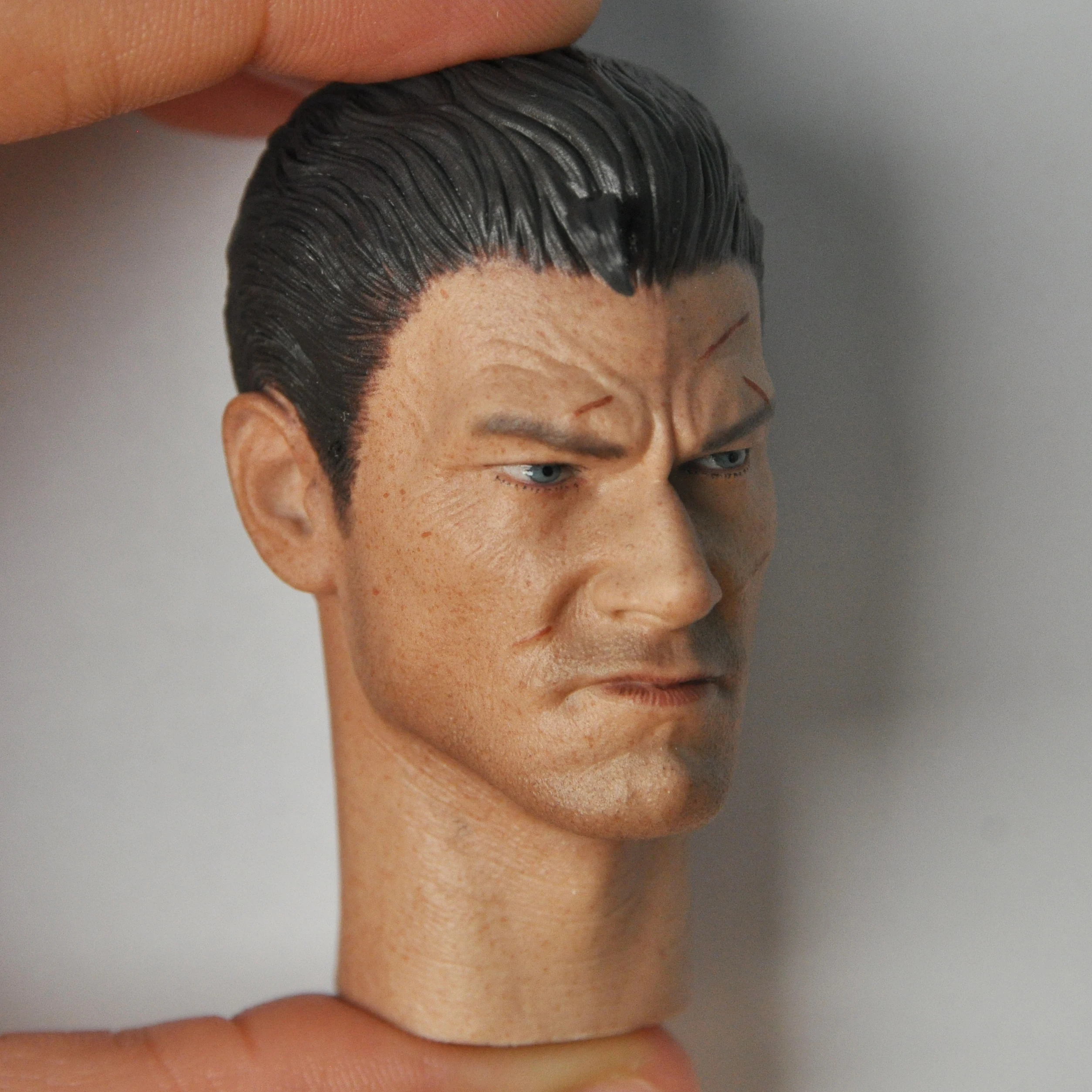 1/6 DAFTOYS F012 Punisher Man  2pcs Head Sculpt Fit 12'' Action Figure Presale