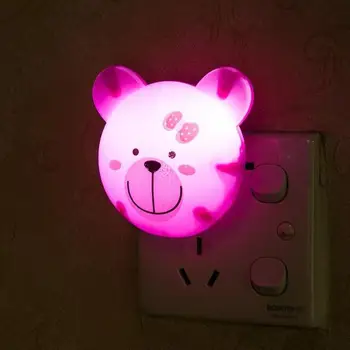 

LED Night Light with Switch Cartoon Animal Shape Wall Lamp for Kid/Baby/Children Bedroom Bedside Lamp