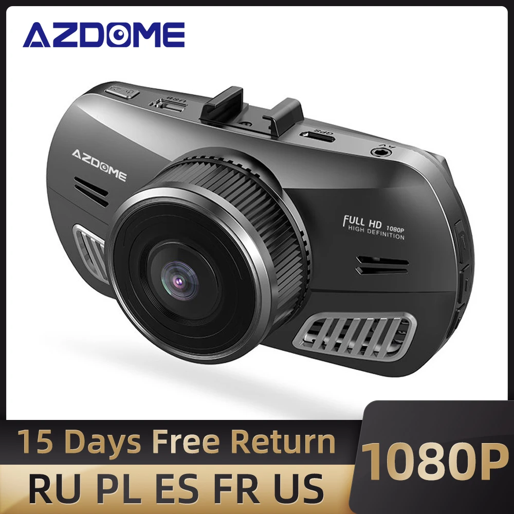 Оригинальный видеорегистратор AZDOME M11 1080P DVR Автомобильная мини камера Dashcam с двумя