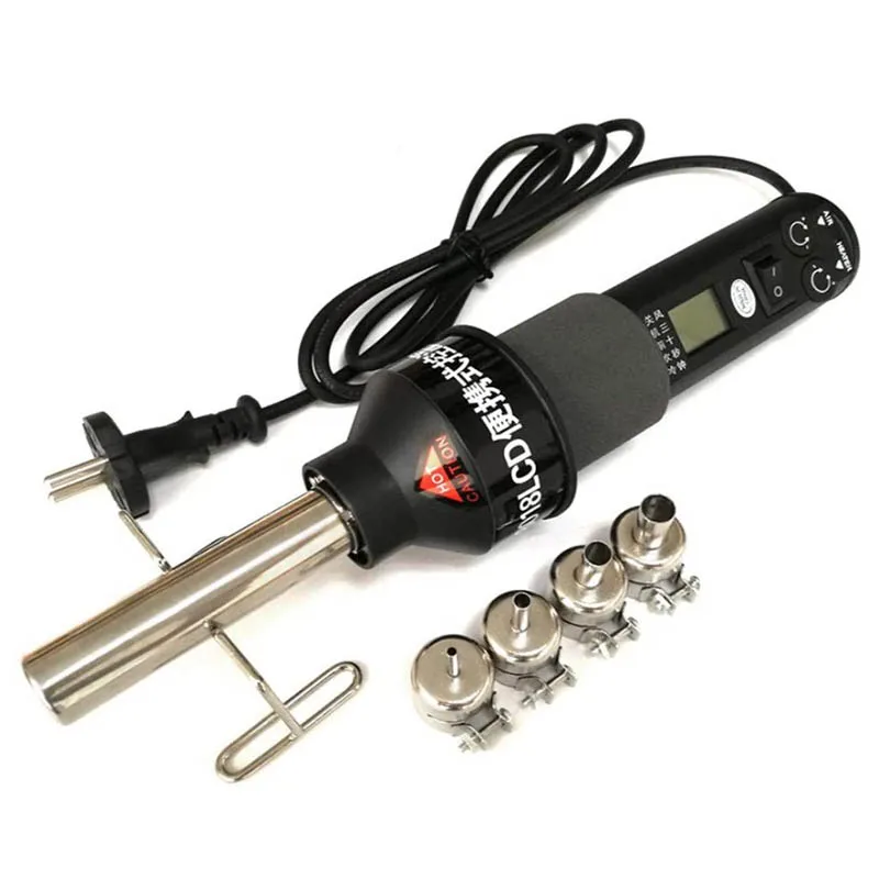 Hot Air Gun Soldering Tools 220v Mini Adjustable Electronic Heat Hot Air Gun Heat-Shrink Sleeving Desoldering upgrade 80w electronic soldering iron set adjustable temperature fast heating welding tools lcd digital solder iron wire flux