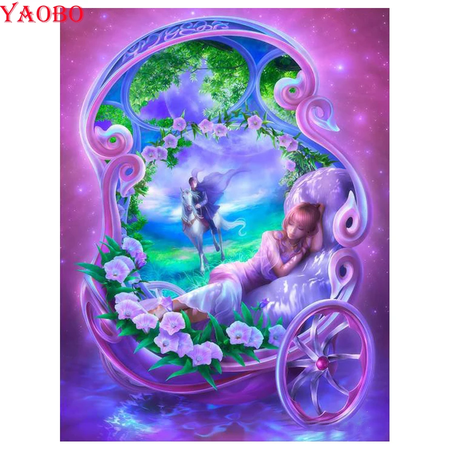 5D Diamant Malerei Alice Im Wunderland - Round Drill 50x70cm DIY Kit