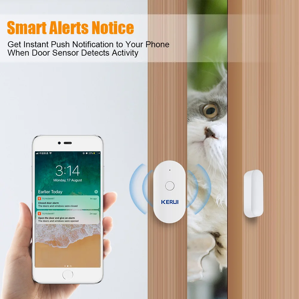 Window and Door Sensor For Home Wireless Alarm System