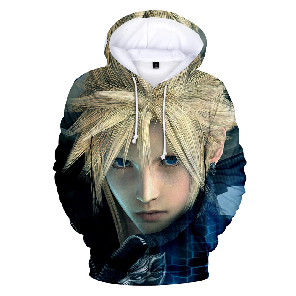 Известный бренд толстовки Final Fantasy 7 Толстовка Горячая игра в стиле Харадзюку для