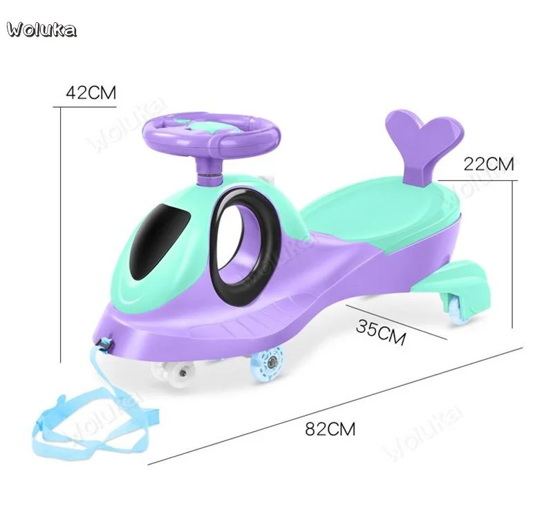 Детская скручивающаяся машина, универсальные колеса для мальчиков и девочек, детские качели, скручивающаяся машина с музыкой для детей 1-6 лет, CD50 Q02