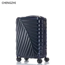 CHENGZHI 2" 24 дюймов PC чемодан на колесиках spinner для мужчин и женщин сумка на колесиках koffer с колесиками