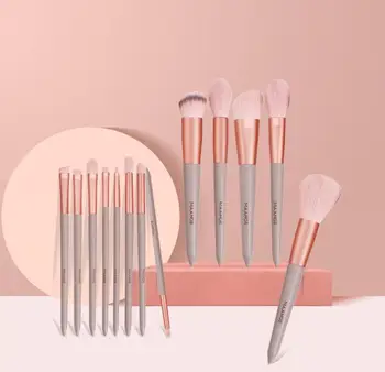 

13 Pcs Makeup Brush Set Beauty Tools Eye Shadow Foundation Powder Eyeliner Eyelash Lip Makeup Brush Cosmetic Puff Make Up Tools