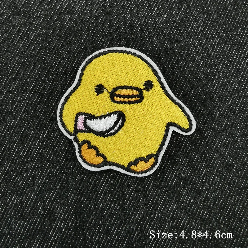 Sexy Lips Embroidery Patch for clothes Anime Cartoon Animal Iron on Patches  Cute Duck Stripes Heart Sticker Corgi Frog Badges