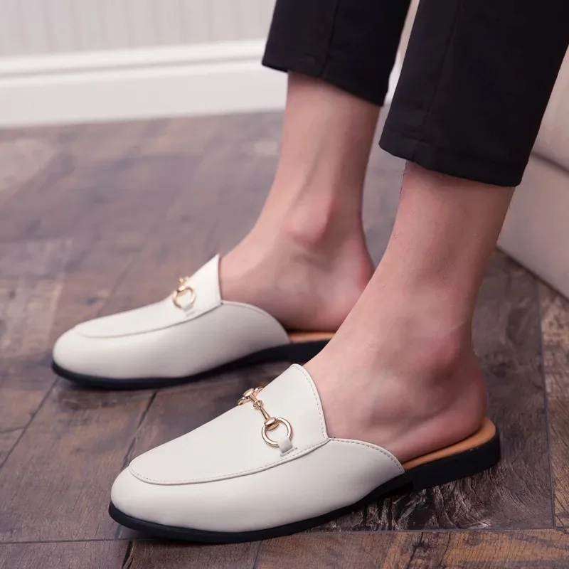 ZHENZHOU/слипоны в стиле ретро; лоферы; женская обувь; туфли без задника с острым носком на низком каблуке; модельные тапочки из искусственной кожи