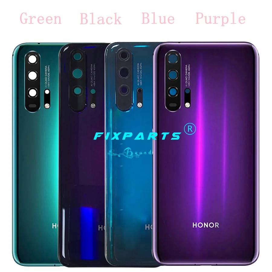 Чехол для huawei Honor 20 Pro, задняя крышка для батареи, задняя крышка для двери, корпус из стекла, чехол 6,2" huawei Honor 20 Honor 20, крышка для батареи