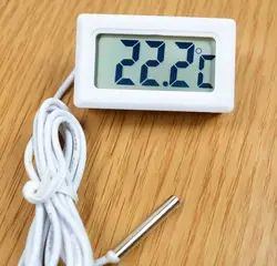 Мини цифровой холодильник Термометр Морозильник ЖК-термограф для холодильника-50 ~ 100℃WFAU охладитель аквариума охладитель метр инструмент