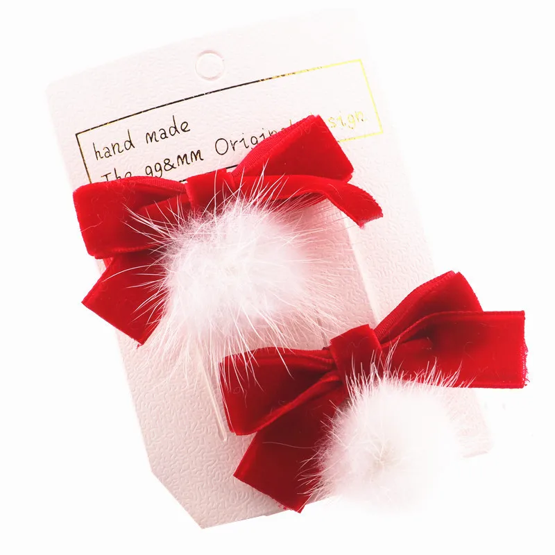 4 red bow 2 шт./лот, стильные заколки для волос для девочек, Китайская традиционная принцесса, заколки для волос с кисточками, Детские аксессуары для волос - Цвет: 4 red bow
