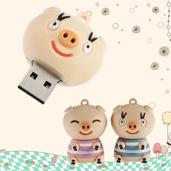 

Cartoon Stand Pig USB Flash Memory Drive lovely Pig U Disk Pen Drive Exquisitely Designed Durable Gorgeous