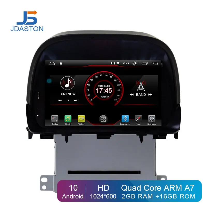Автомобильный DVD плеер JDASTON 8 дюймов HD Android 10 0 для OPEL MOKKA 2 Din автомагнитола с GPS