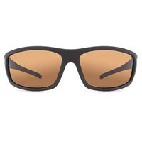 Lunettes de soleil polarisées de marque pour homme 2026, design rectangulaire marron, verres de sport, lunettes de cyclisme pour homme, Gafas UV400 2