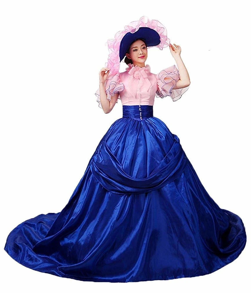

European Court Dress Full Dress Performance Clothing Stage Dress Show Serve Queen Clothing Portrait Clothing Woman