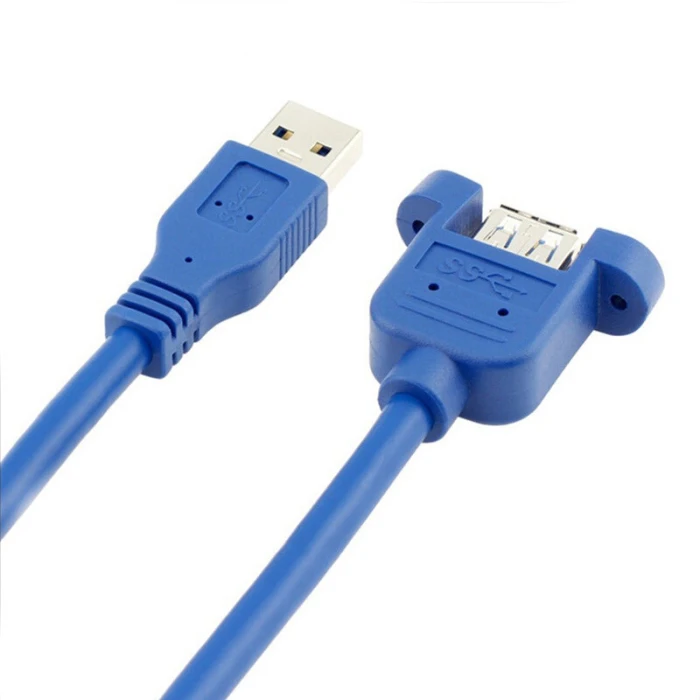 USB3.0 кабель-удлинитель для мужчин и женщин с винтовым креплением разъем для ПК жесткий диск S888