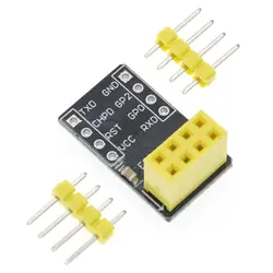 10 шт. для ESP-01 Esp8266 ESP-01S модели ESP8266 последовательный макет адаптер WiFi модуль приемопередатчика Breakout UART модуль