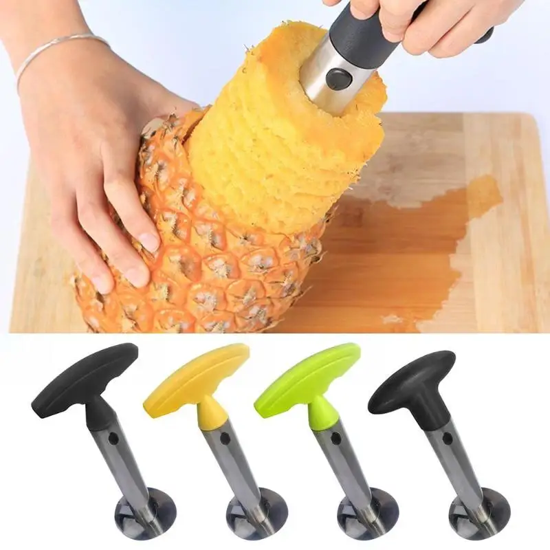 Нержавеющая сталь инструмент для очистки ананасов резак для резки нож для удаления сердцевины и нарезания кожуры Core инструмент для фруктов и овощей, нож, съемник лезвия гаджет Кухня инструменты