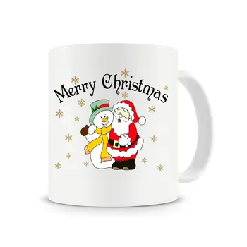 

Merry Christmas Mug Funny Coffee Mug Cup with Stirring Spoon