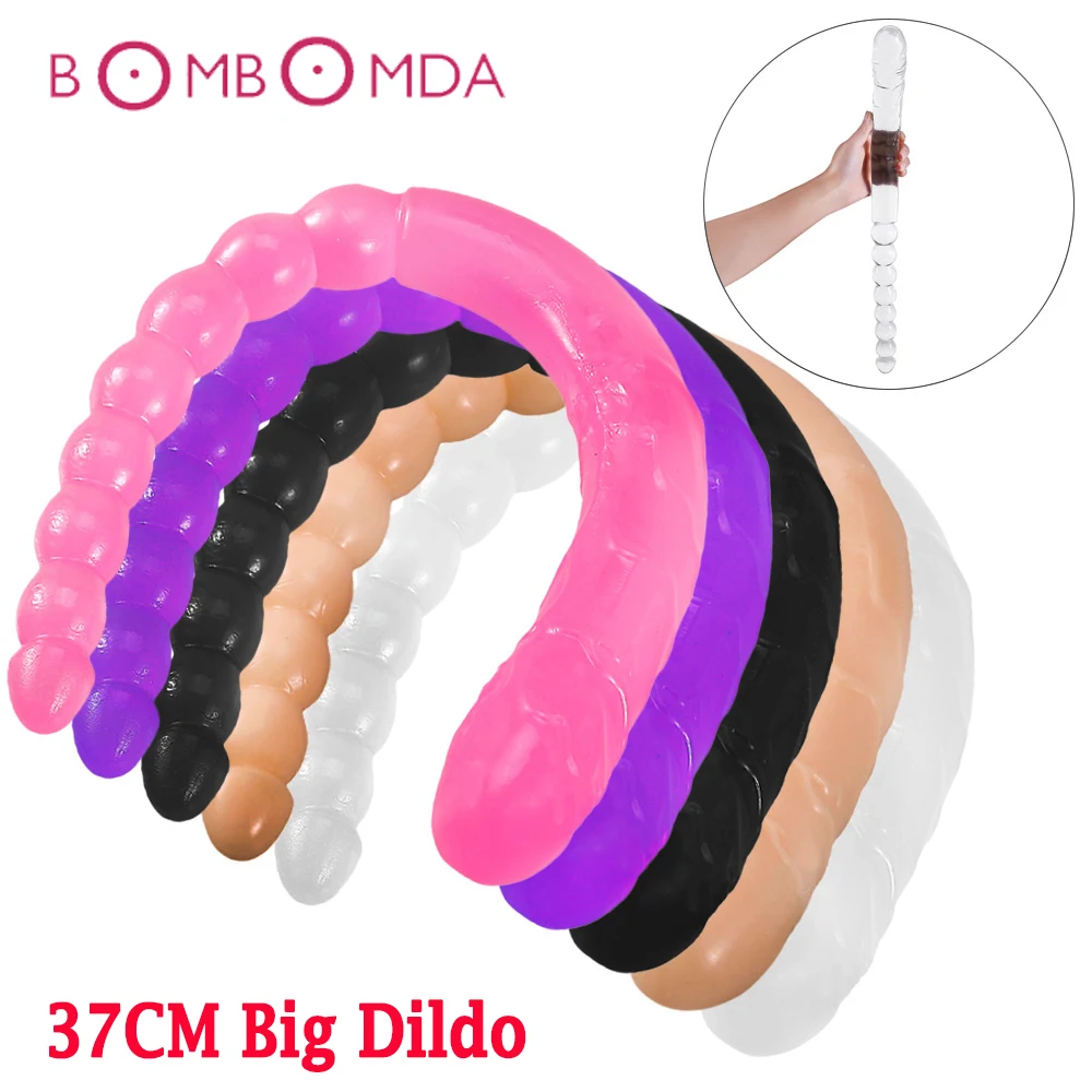 Double Dildo Realistic Penis Lesbian Couple Artificial Adult Sex Toy for Women Anal Plug Vagina Female Masturbator | Красота и