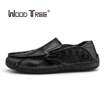 

WOODTREE men's shoes handmade flat shoes men's fashion men's shoes summer comfortable men's casual leather shoes