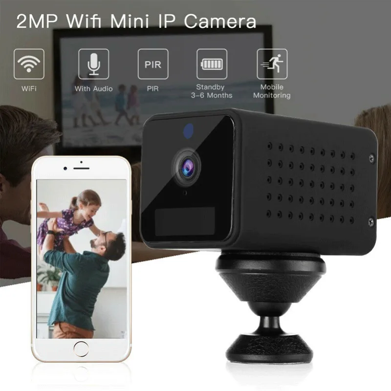 Мини HD1080P 2MP wifi камера Широкоугольный беспроводной wifi ИК Мини ip-камера режим AP Встроенный микрофон