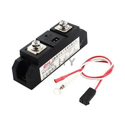 

H3100ZF DC 3-32V AC 380V 100A Industrial SSR Solid State Relay w Plug Wire
