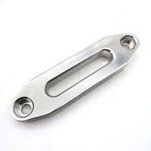 

Silver Hawse Fairlead Winch Rope Guide Fairlead for 4x4 Off-Road Cable Rope