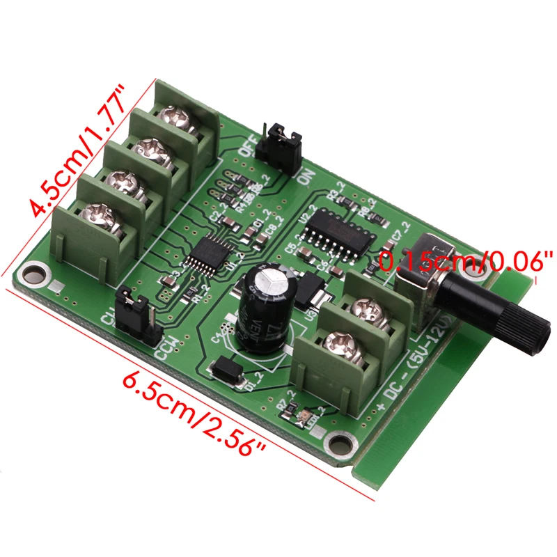 

1 PC New 5V-12V DC Brushless Driver Board Controller For Hard Drive Motor 3/4 Wire
