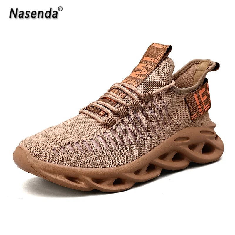 

Men Lightweight Blade Casual Fashion Shoes Shockproof Lace Up Breathable Mens Sneakers Height Increase Walking Gym Shoes for Man