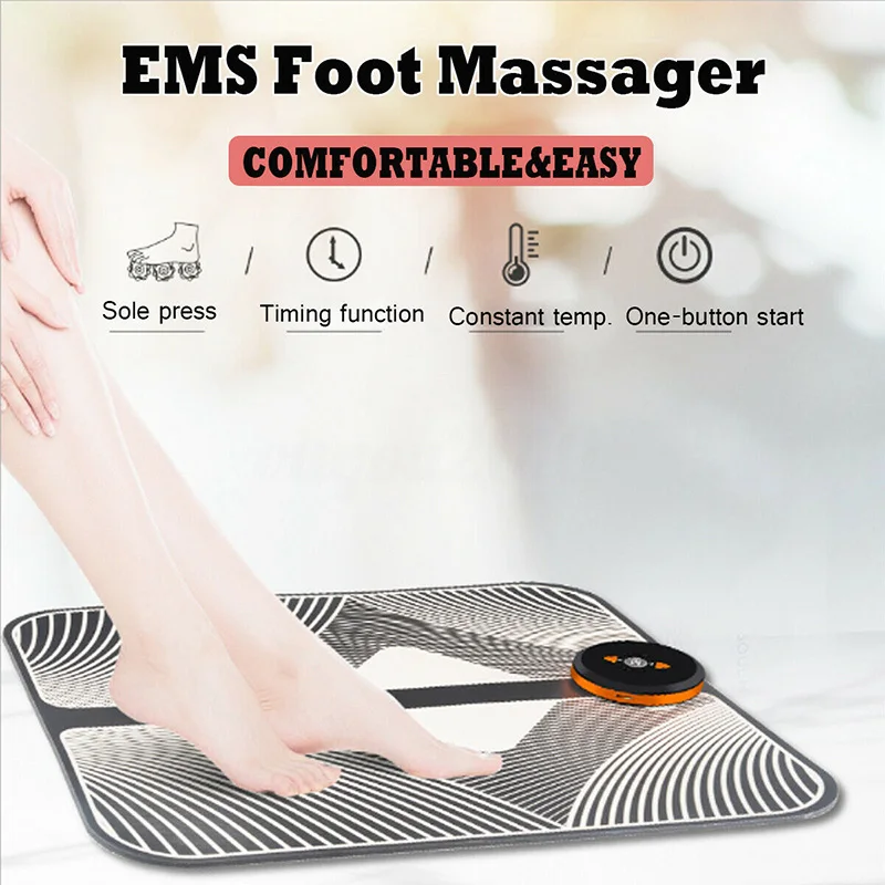 Foot Mat Massager Circulation Feet Reflexology Deep Kneading Shiatsu Therapy Tool High Quality Women Man Heathy Care Tool M2