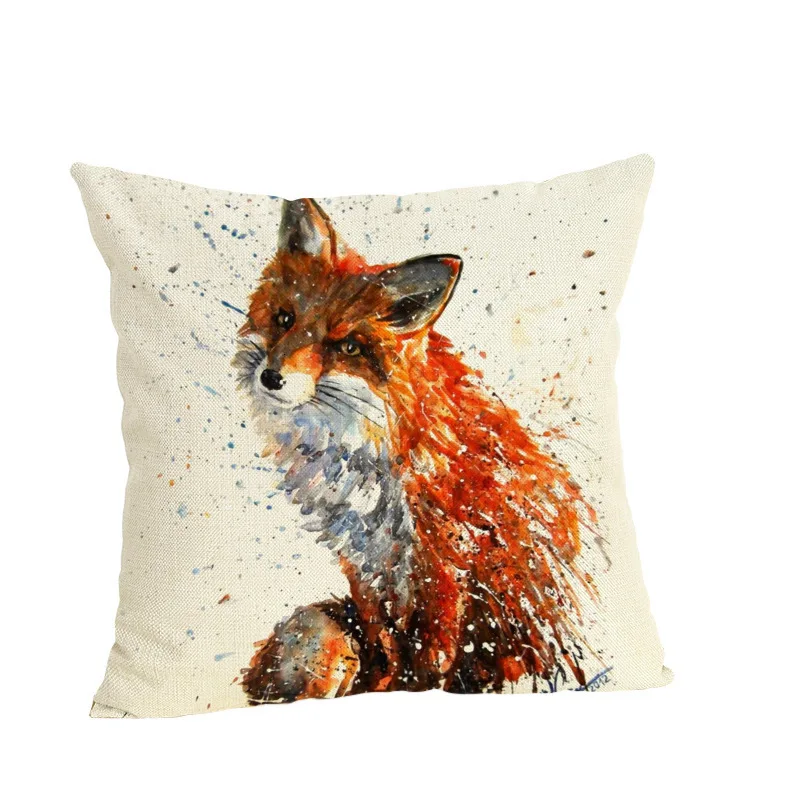 Льняная наволочка для подушки 45*45 см|Наволочка| |