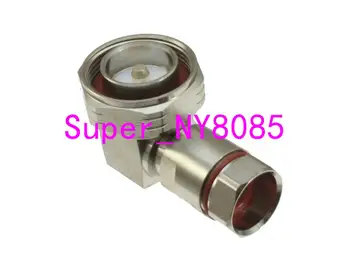 

1pce connector 7/16 DIN male plug right angle clamp 1/2" corrugated cable M